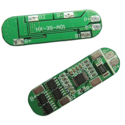 Baterías 18650 MechatronicStore BMS 3S 20/10A Placa de Protección para Baterías de Litio 18650 · 8A