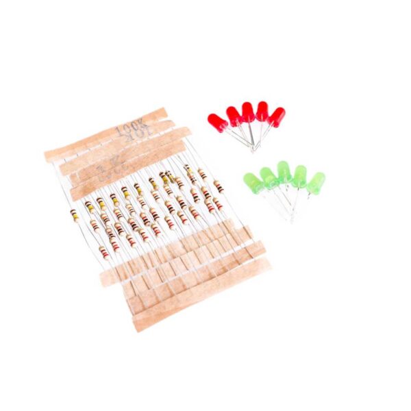 Paquete Resistencias y Leds