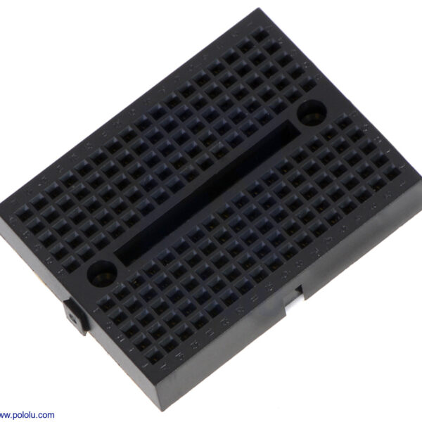 Mini Protoboard / Breadboard Negra Con 170 Puntos