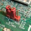 Jumper en una placa electronica