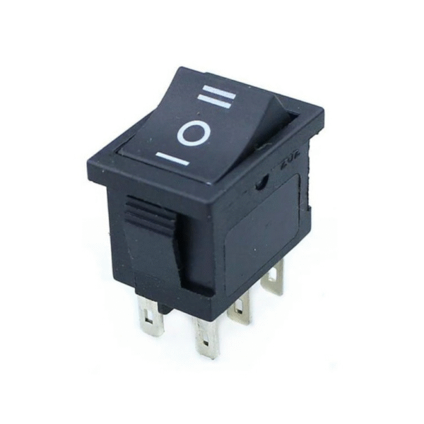 Interruptor Tipo Rocker 6 Pin 3 Posiciones