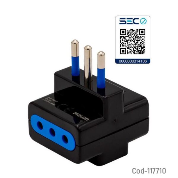Enchufe Triple / Ladron De Corriente Certificado
