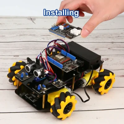 Kit Starter Auto Robot Inteligente con ESP32 Mecanum Multidireccional ACEBOTT MechatronicStore Kit Starter Auto Robot Inteligente con ESP32 Mecanum Multidireccional ACEBOTT