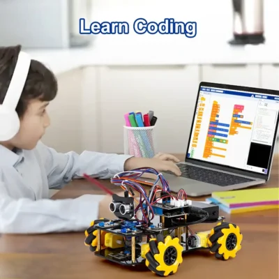 Kit Starter Auto Robot Inteligente con ESP32 Mecanum Multidireccional ACEBOTT MechatronicStore Kit Starter Auto Robot Inteligente con ESP32 Mecanum Multidireccional ACEBOTT