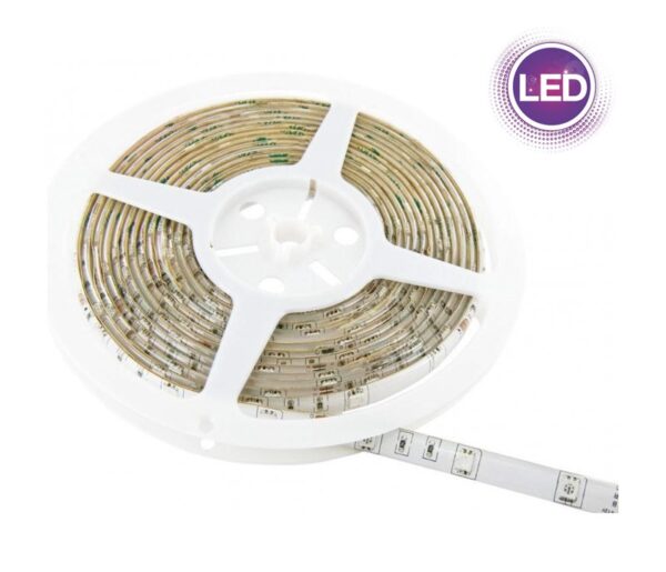 Cinta Led - 3528 luz Blanca 5mts 12V x 600 LED