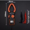Amperimetro de tenaza digital Clamp Harden - Imagen 7