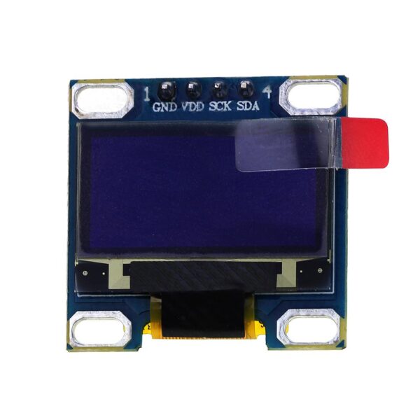 0 96 pulgadas IIC M dulo de pantalla blanca OLED 128X64 I2C SSD1315 12864 pantalla LCD 1