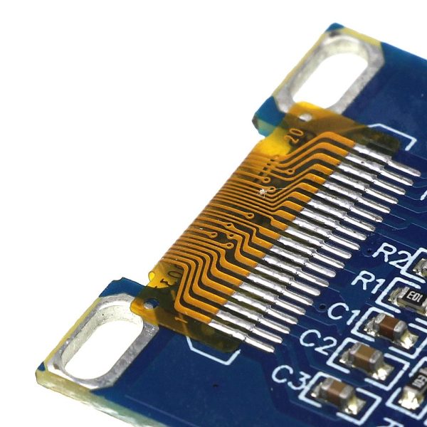 0 96 pulgadas IIC M dulo de pantalla blanca OLED 128X64 I2C SSD1315 12864 pantalla LCD 2