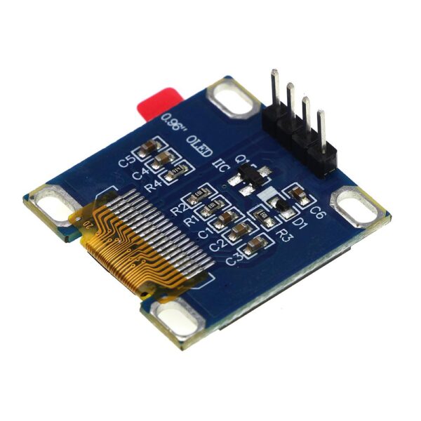 0 96 pulgadas IIC M dulo de pantalla blanca OLED 128X64 I2C SSD1315 12864 pantalla LCD 3