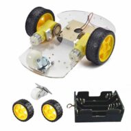 DIY 2 ruedas robot elegante chasis car kit para Arduino