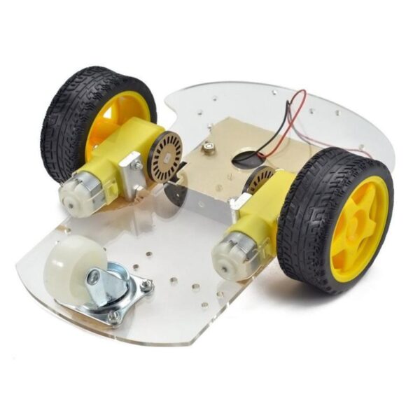 DIY 2 ruedas robot elegante chasis car kit para Arduino 2