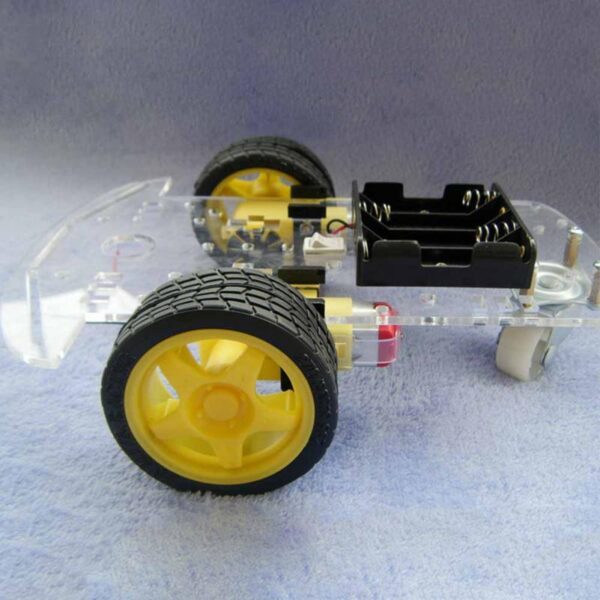 DIY 2 ruedas robot elegante chasis car kit para Arduino 4