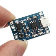 Modulo Cargador Batería de LiPo 1A Micro Usb 5V 6 Modulo de carga bateria de litio 18650