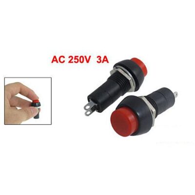 pulsador Botón Interruptor 250V 3A 12mm