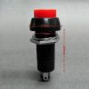 Nueva 5 piezas 12mm 250 V 3A interruptor de bot n rojo PBS 11B No auto 4