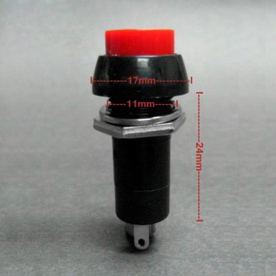 pulsador Botón Interruptor 250V 3A 12mm