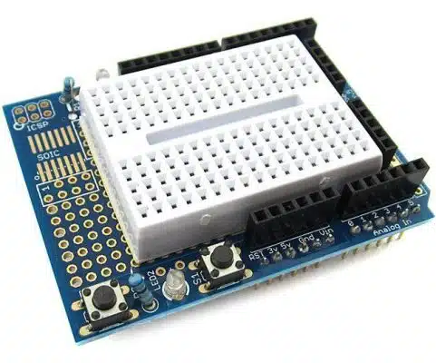 Arduino UNO MechatronicStore Shield expansion para arduino UNO con breadboard mini DYB-170