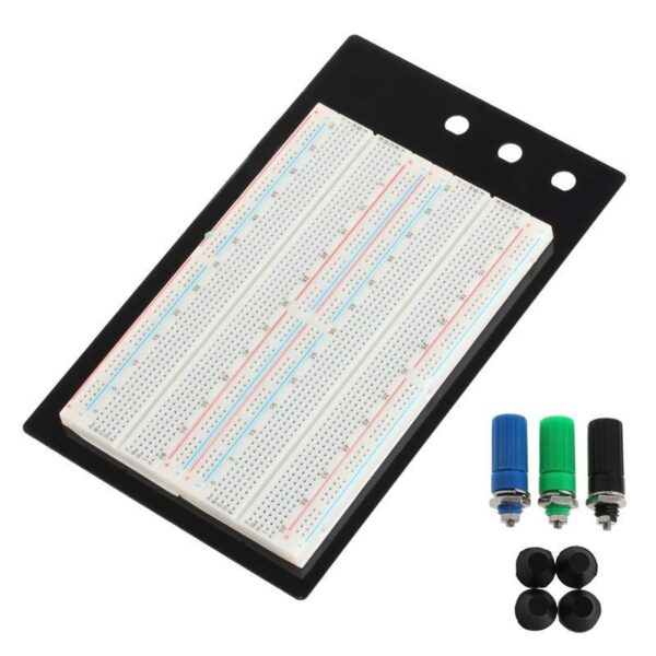 LauraDeal Big saving Solderless Breadboard Protoboard 4 Bus Test Circuit Board Tie point 1660 ZY 204 Newly 01