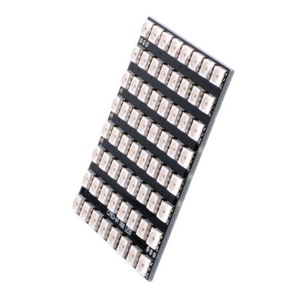 matriz 8x8 de 64 leds rgb neopixel sdas5050 ws2812