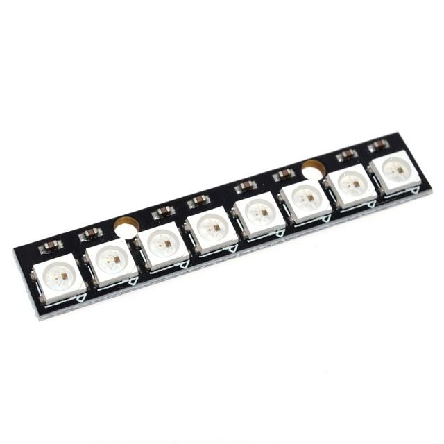 Panel de 8 led RGB