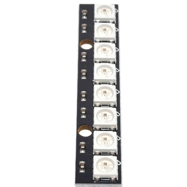 Panel de 8 led RGB