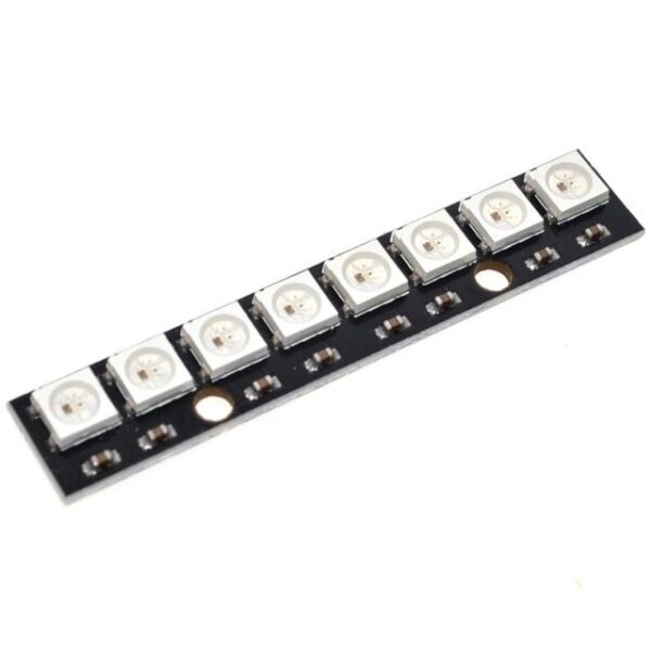 Panel de 8 led RGB