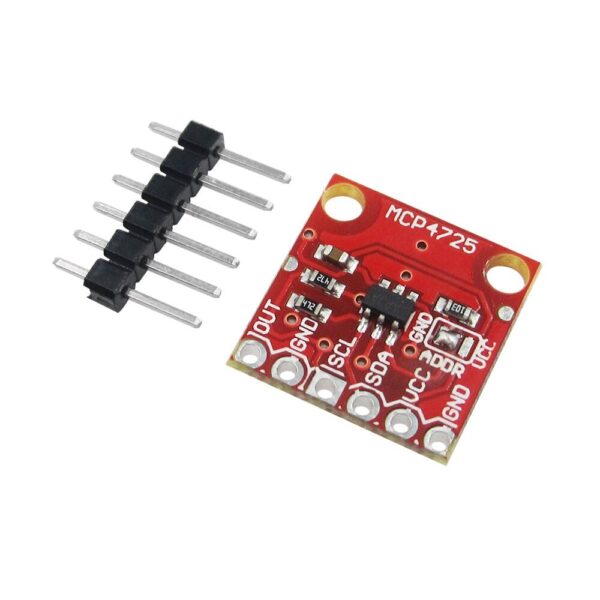 10 piezas MCP4725 I2C DAC Módulo de adaptación Placa de desarrollo