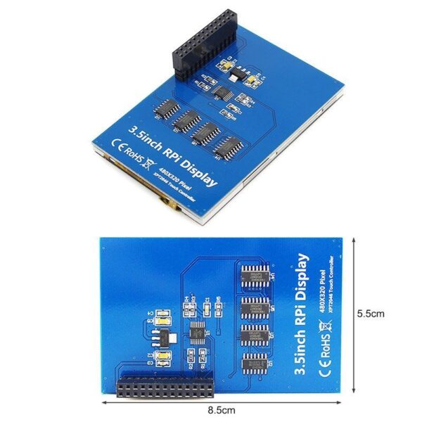 Pantalla lecrow 3,5 pulgadas pantalla táctil Raspberry Pi 3 480x320 TFT 3,5  4