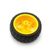 1 par 2 uds ruedas de soporte chasis/neumático/ruedas de coche robot diámetro 65MM grosor 28MM DIY 3
