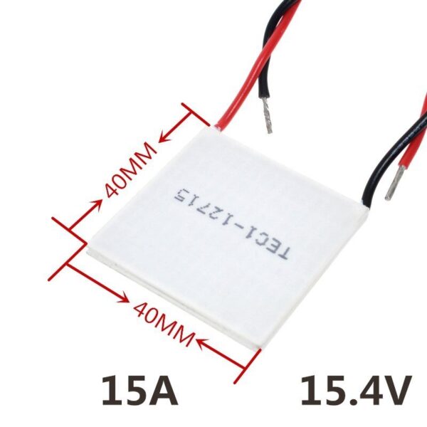 Placa Peltier para refrigeracion Tec1 12715 136.8w 12v-15.4v - Imagen 2