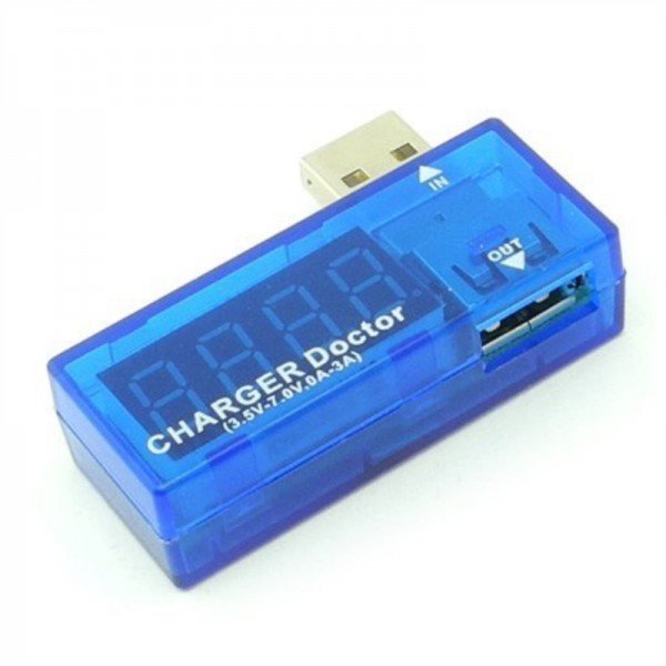 probador voltaje y corriente usb