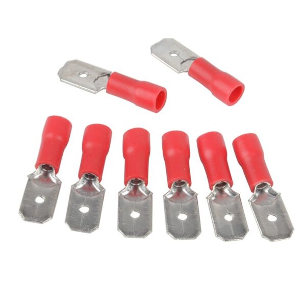 Terminal Macho Tipo Pala AWG Rojo
