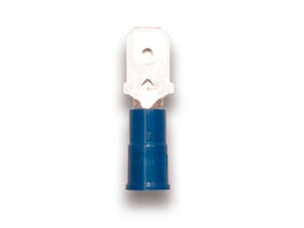 Terminal Macho Tipo Pala AWG Azul