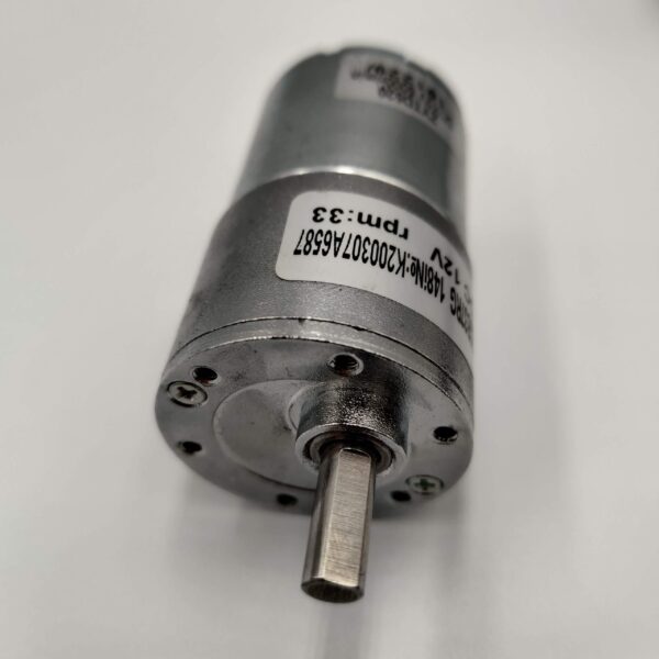 Motor con Reductor 12V 10Kg/cm 33-60-87 RPM