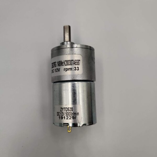 Motor con Reductor 12V 10Kg/cm 33-60-87 RPM