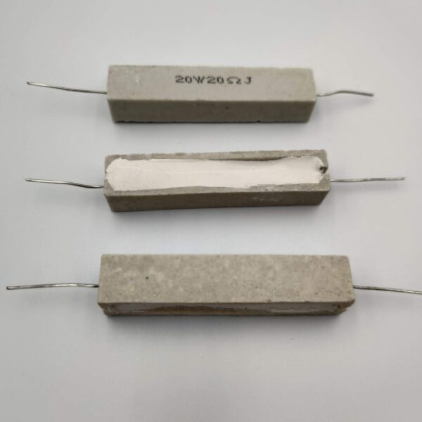 Resistencia Loza 20W 4.7-10-20 Ohm