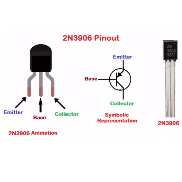 Transistor 2N3906 PNP - Imagen 2