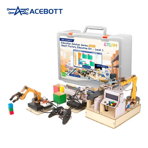 Kit Educativo de Fábrica Inteligente STEM con ESP32 Compatible con Arduino IDE ACEBOTT