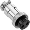 Conector GX16 metálico volante Macho y Hembra distintos pines