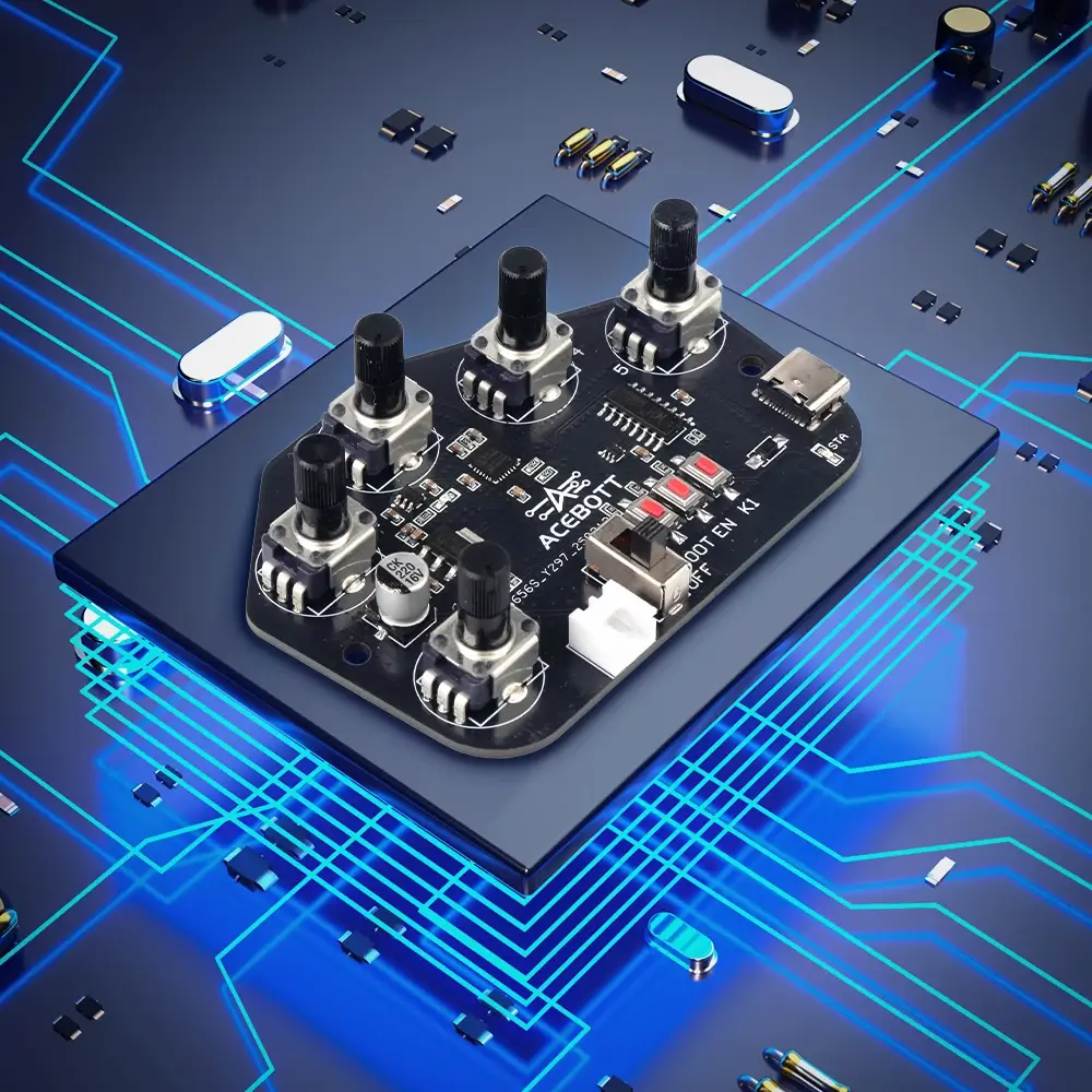 Kit Guante de Control Remoto de Movimiento con ESP32 STEM ACEBOTT MechatronicStore Kit Guante de Control Remoto de Movimiento con ESP32 STEM ACEBOTT - Imagen 5