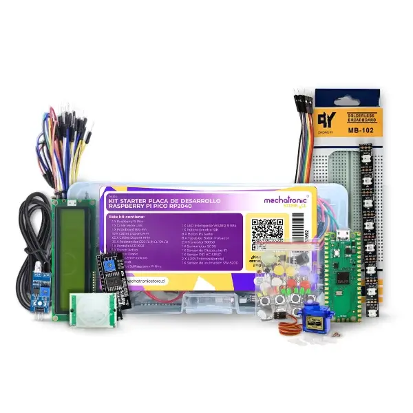 Kit Starter Placa de Desarrollo Raspberry Pi Pico RP2040