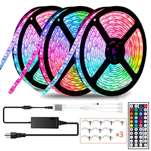Tira luces led RGB 5m chip 5050 + control multifunción