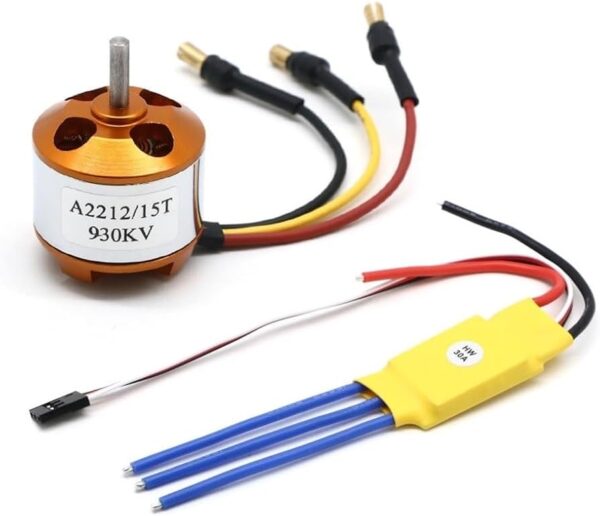Motor brushless A2212 KV2200 con A30 ESC