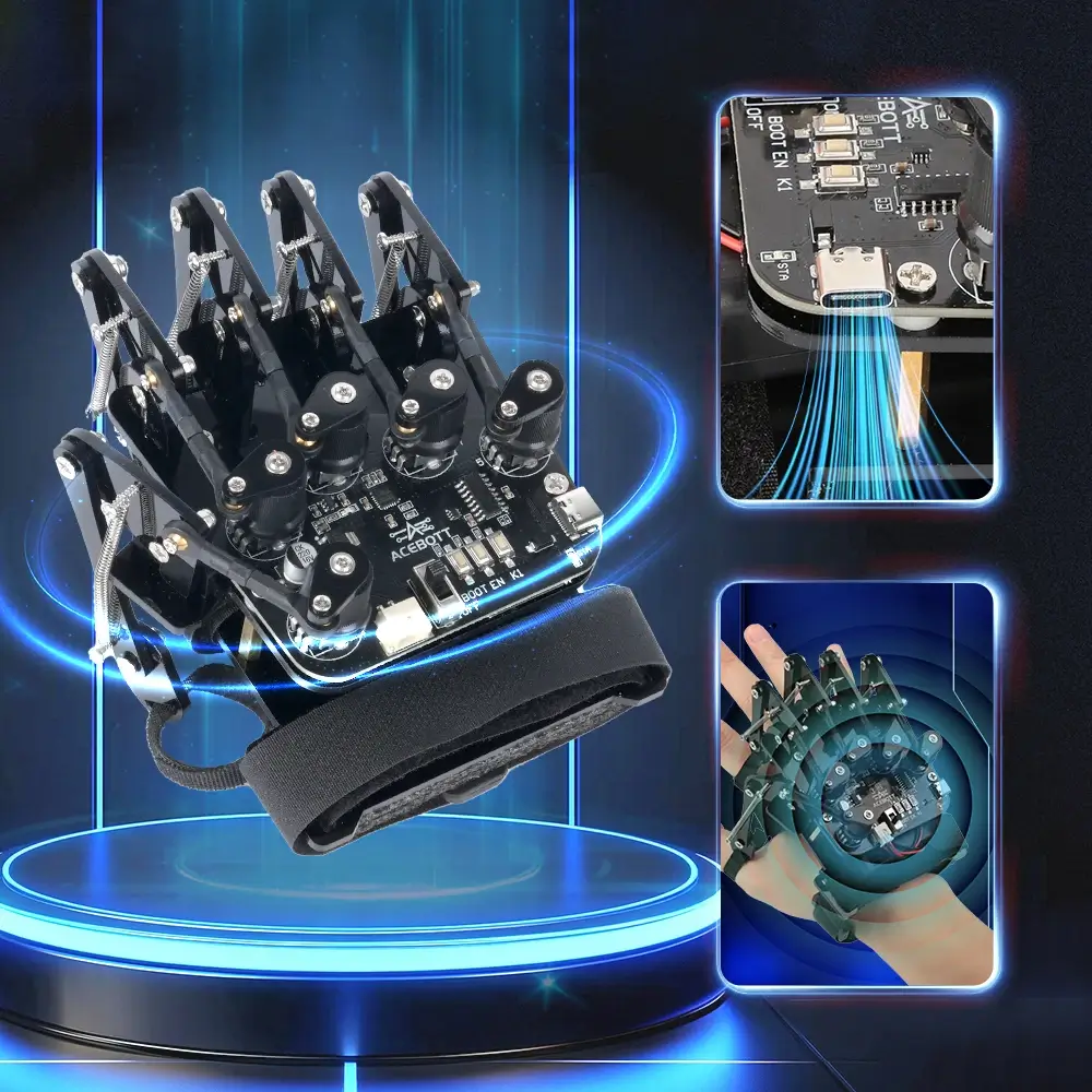 Kit Guante de Control Remoto de Movimiento con ESP32 STEM ACEBOTT MechatronicStore Kit Guante de Control Remoto de Movimiento con ESP32 STEM ACEBOTT - Imagen 3