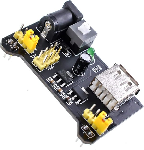 Kit Protoboard +Fuente MB102 (USB) + Set De Cables - Imagen 3