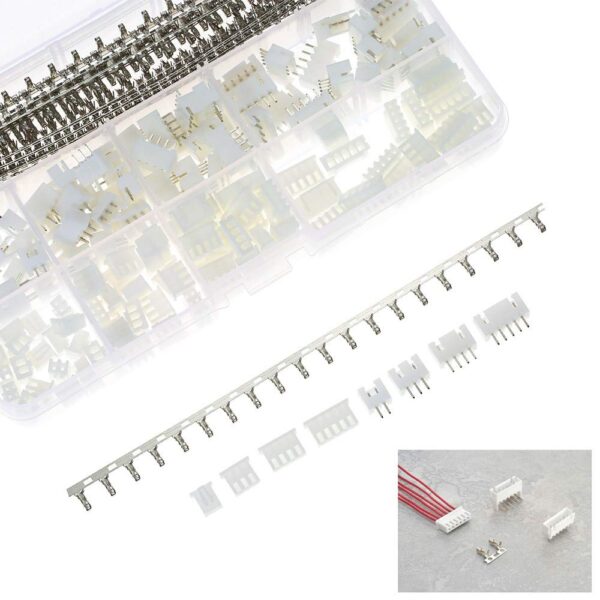 Kit 560 Terminales JST XH2.54mm Con Conectores De Terminal DuPont 2/3/4/5 pines - Imagen 3