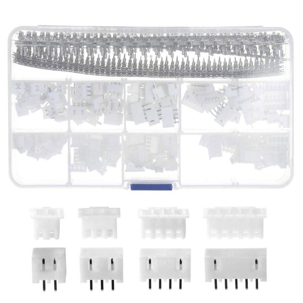 Kit 560 Terminales JST XH2.54mm Con Conectores De Terminal DuPont 2/3/4/5 pines - Imagen 2