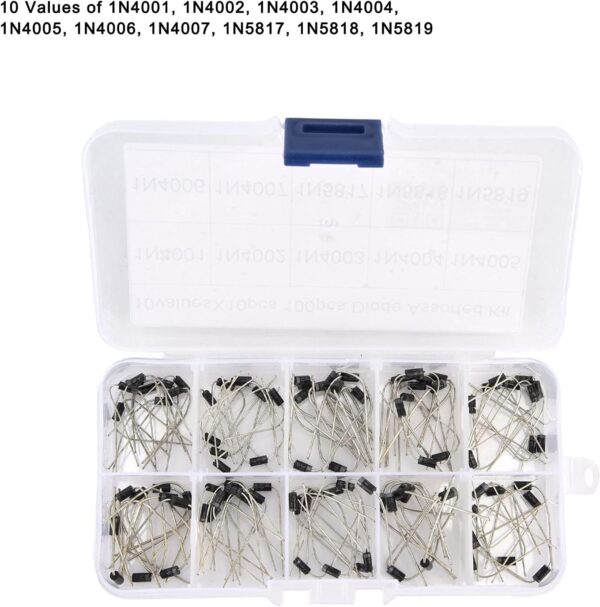 Kit Diodos 200 unidades 10 Valores - Imagen 3