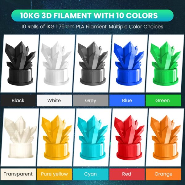 Filamento PLA SunLu 1kg 1.75mm Variedad de Colores - Imagen 4