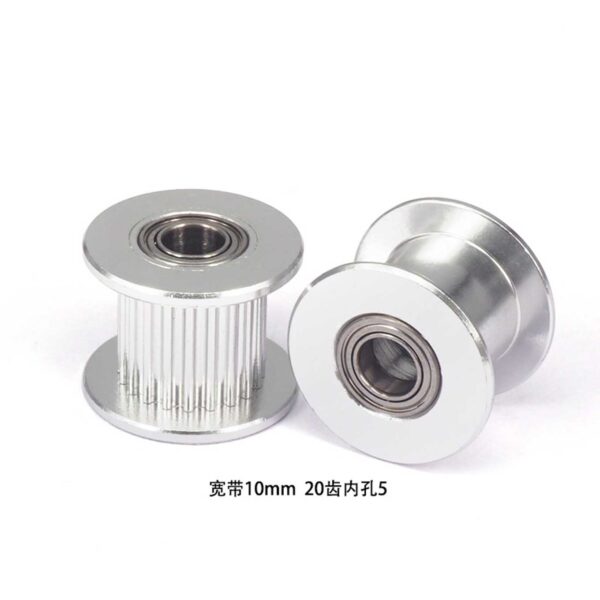 3D Printer Accessories 2GT 16 20 Teeth Perlin Passive Idler Pulley Wheel Bore 3mm 5mm